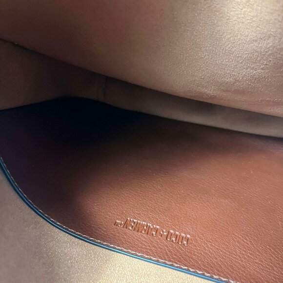 COCO + CARMEN Brown Leather Bag / Tiger Strap/ Bohemian Style - Picture 11 of 12